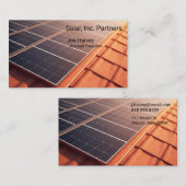 瓦屋根太陽ののパネル 名刺 (正面/裏面)