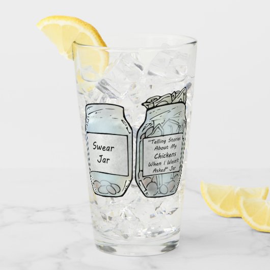 瓶および鶏の瓶を誓って下さい タンブラーグラス (アイス正面)