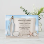 瓶からのメッセージ ビーチでの受付のみ 招待状 (スタンド正面)