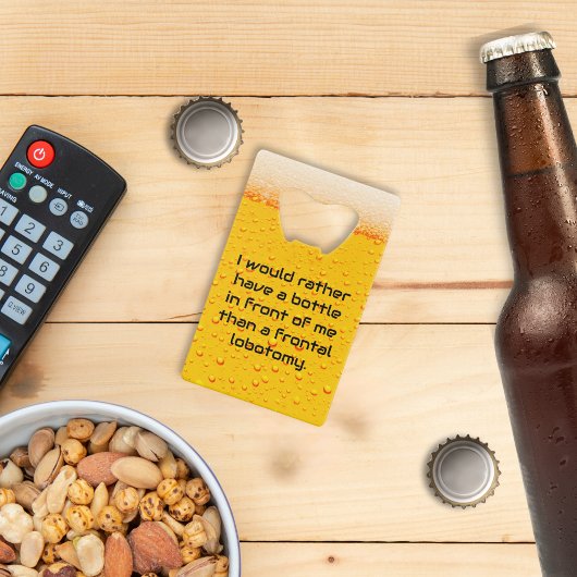 瓶がいい クレジットカード栓抜き