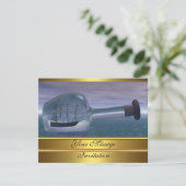 瓶にメッセージ、あらゆる場面の招待状 招待状 (スタンド正面)