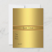 瓶にメッセージ、あらゆる場面の招待状 招待状 (裏面)