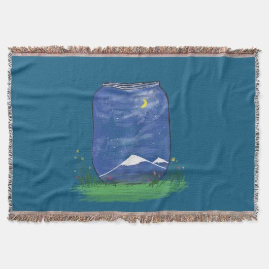 瓶に入った星 スローブランケット (正面)