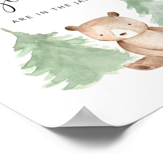 瓶に入っているグミベアの数を推測する ポスター (角)