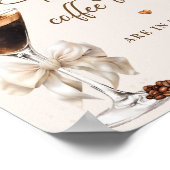 瓶に入っているコーヒー豆の数 ポスター (角)