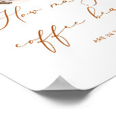 瓶に入っているコーヒー豆の数 ポスター (角)