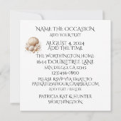 瓶に詰めたメッセージ 招待状 (裏面)