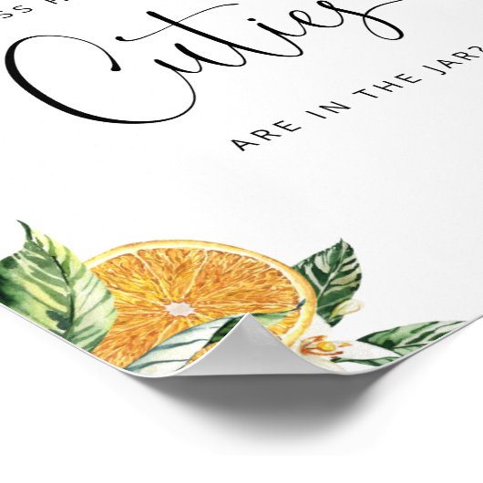 瓶のかわいこちゃんの数 ポスター (角)