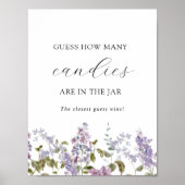 瓶のシャワーゲームの中の数を推測 ポスター (正面)