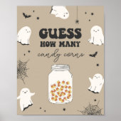 瓶のパーティー記号の中のキャンディコーンの数を推測 ポスター (正面)