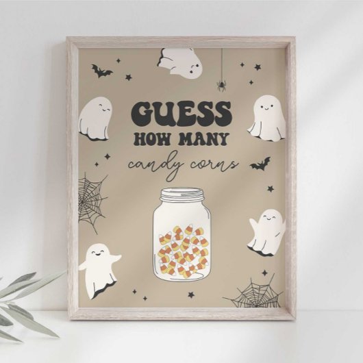 瓶のパーティー記号の中のキャンディコーンの数を推測 ポスター