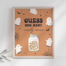 瓶のパーティー記号の中のキャンディコーンの数を推測 ポスター