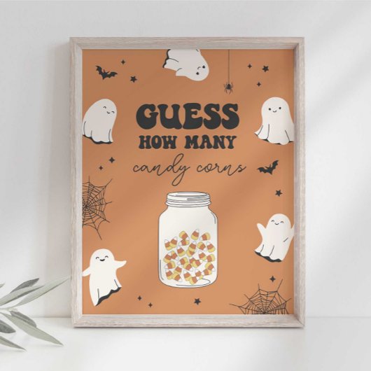 瓶のパーティー記号の中のキャンディコーンの数を推測 ポスター