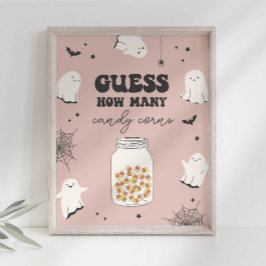 瓶のパーティー記号の中のキャンディコーンの数を推測 ポスター