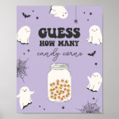 瓶のパーティー記号の中のキャンディコーンの数を推測 ポスター (正面)