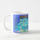 瓶のホタルは~の二重味方された版を襲います! コーヒーマグカップ (左)