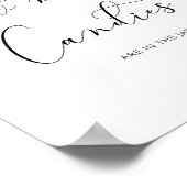 瓶のポスターにキャンディーが何個入っているか ポスター (角)