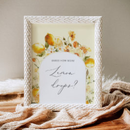 瓶のポスターに入っているレモンドロップはいくつ ポスター