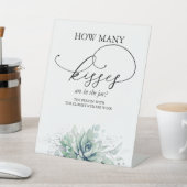 瓶の中にキスは何個あるか？ペデスタルのサイン 台座サイン (インサイチュ)