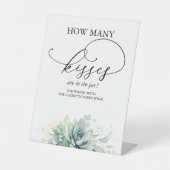 瓶の中にキスは何個あるか 台座サイン (正面)