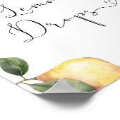 瓶の中にレモンドロップは何個ありますか ポスター (角)