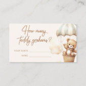 瓶の中に何個のテディ グレアムが入っていますか ボホ エンクロージャーカード (正面)