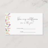 瓶の中に山花が何本あるか エンクロージャーカード (正面)