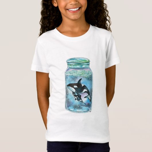 瓶の中のオルカ Tシャツ (正面)