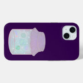 瓶の中のギャラクシーキャット | かわいい宇宙猫のイラスト Case-Mate iPhoneケース (裏面 (横))