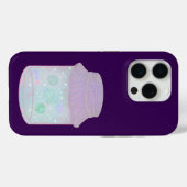 瓶の中のギャラクシーキャット | かわいい宇宙猫のイラスト Case-Mate iPhoneケース (裏面 (横))