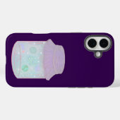 瓶の中のギャラクシーキャット | かわいい宇宙猫のイラスト Case-Mate iPhoneケース (裏面 (横))