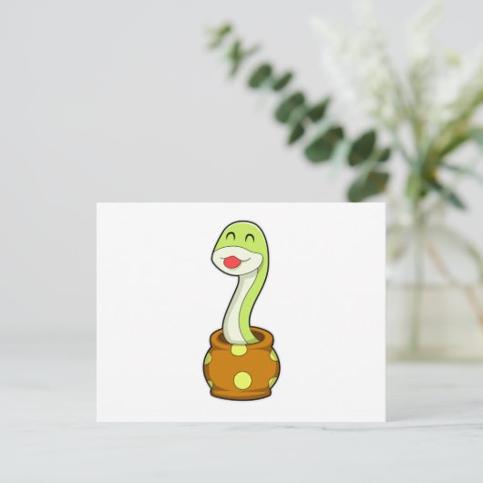 瓶の中のヘビ ポストカード (スタンド正面)