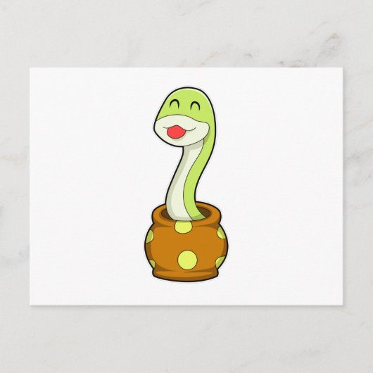 瓶の中のヘビ ポストカード (正面)