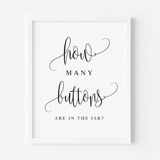 瓶の中のボタンはいくつ？ ポスター