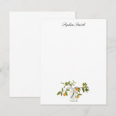 瓶の中のレモンの枝 サンキューカード (正面/裏面)