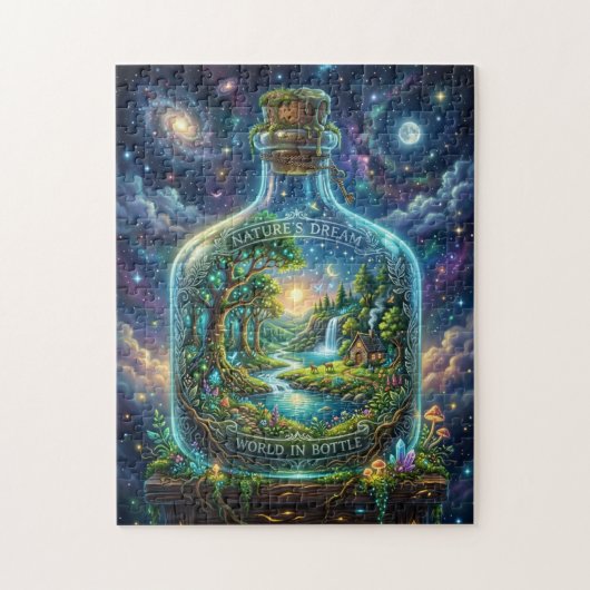 瓶の中の世界 ジグソーパズル (縦)