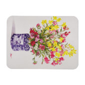 瓶の中の中国の花 マグネット (横)