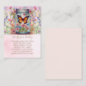 瓶の中の小さな愛 蝴蝶 リシャワーパーティー エンクロージャーカード (正面/裏面)