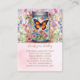 瓶の中の小さな愛 蝴蝶 リシャワーパーティー エンクロージャーカード