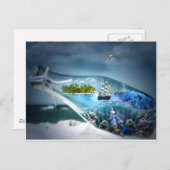 瓶の中の船 ポストカード (正面/裏面)