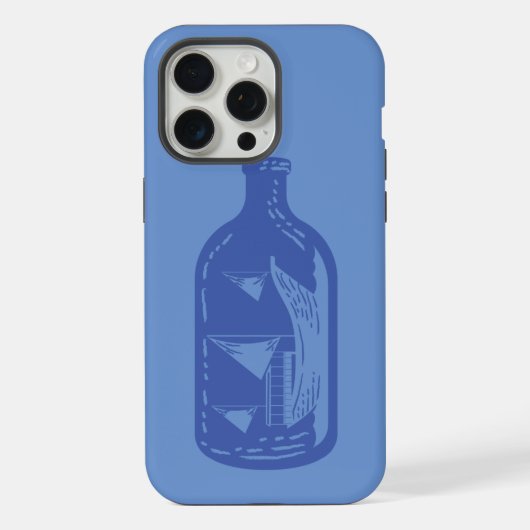 瓶の中の船 iPhoneケース (裏面)