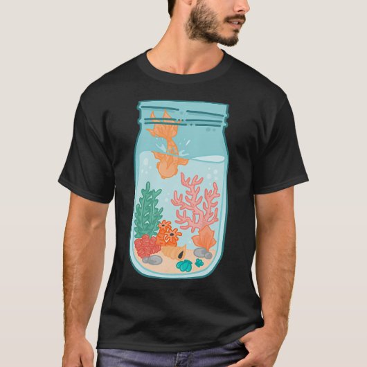 瓶の中の魚 Tシャツ (正面)