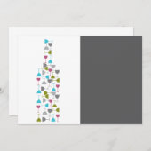 瓶の形をしたワイングラス (正面/裏面)