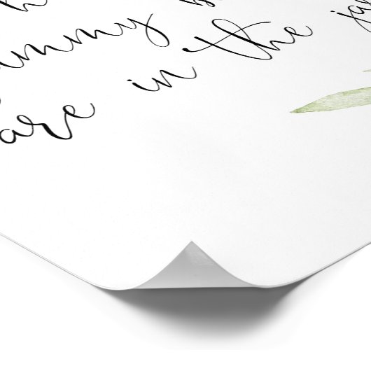 瓶の看板にグミベアが何頭いるか推測する ポスター (角)