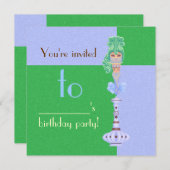 瓶の精 招待状 (正面/裏面)