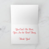 「瓶の蓋のケーキ」感謝カード カード (内部)