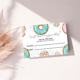 瓶の赤ちゃんシャワーゲーム内のSPrinklesの数 エンクロージャーカード