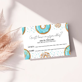 瓶の赤ちゃんシャワーゲーム内のSPrinklesの数 エンクロージャーカード