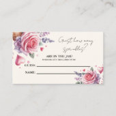 瓶の赤ちゃんシャワーゲーム内のSPrinklesの数 エンクロージャーカード (正面)