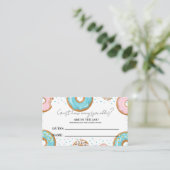 瓶の赤ちゃんシャワーゲーム内のSPrinklesの数 エンクロージャーカード (スタンド正面)